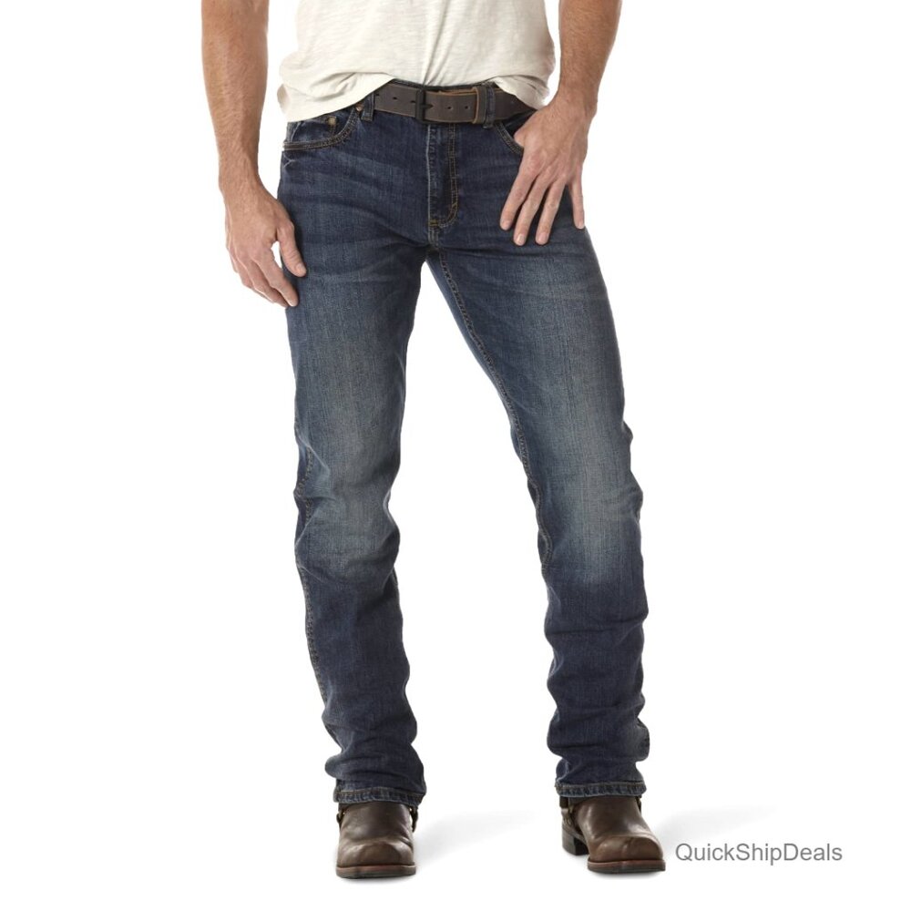 Men's Slim Fit Straight Leg Denim Jeans, Retro Style, 5 Pocket Design